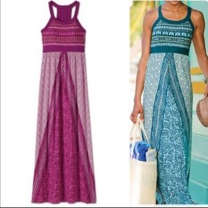 Athleta Rio Raspberry Persia Maxi Dress